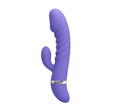 Sex wibrator ze stymulatorem łechtaczki 7tryb 18cm